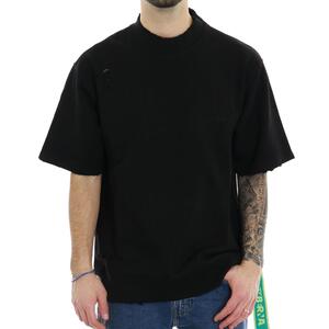 FELPA CON ROTTURE BERNA NERO